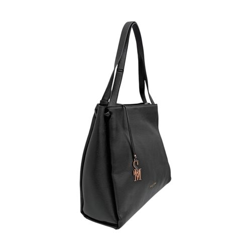 Cartera shopper negro sólido