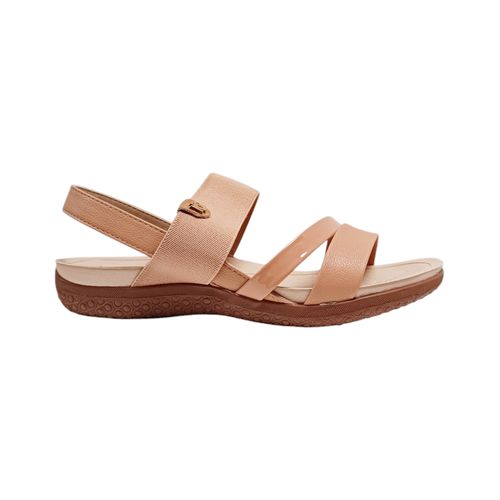 Sandalias nude con textura