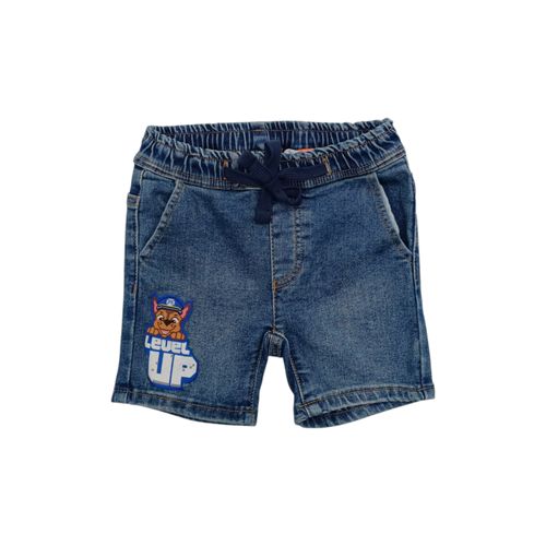 Short azul sólido