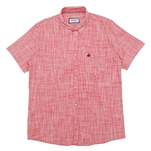 Camisa casual rosa sólido