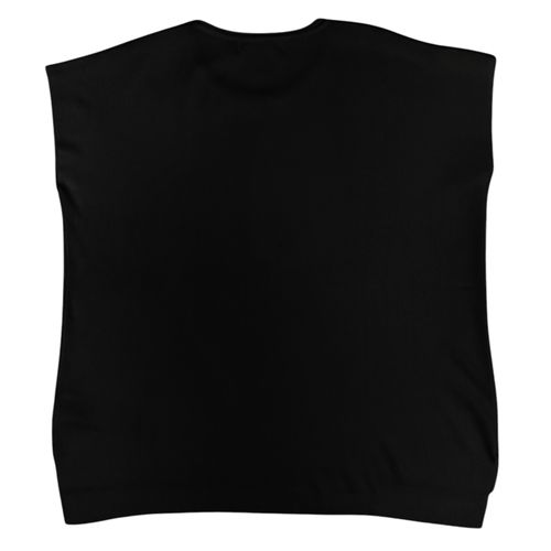 Blusa negra sólida