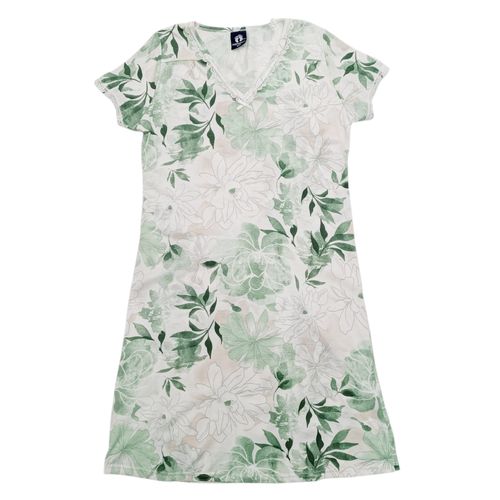 Camisón verde estampado