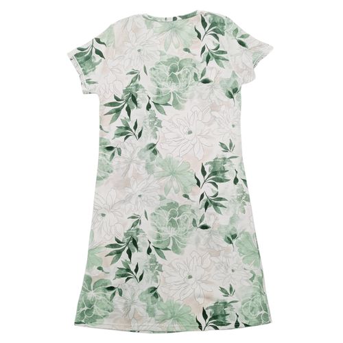 Camisón verde estampado