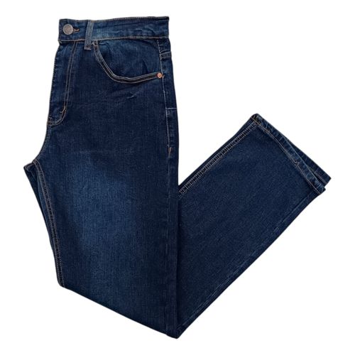Straight jeans azul lavado