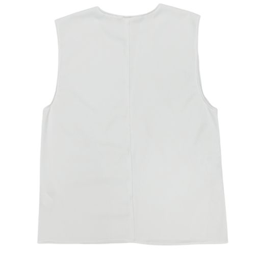 Blusa blanca sólida