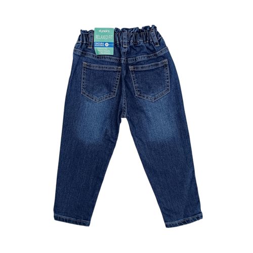 Crop jeans azul lavado