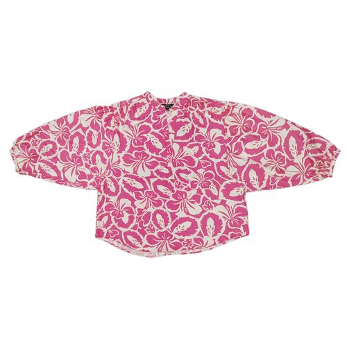 Blusa rosa estampada