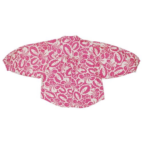 Blusa rosa estampada