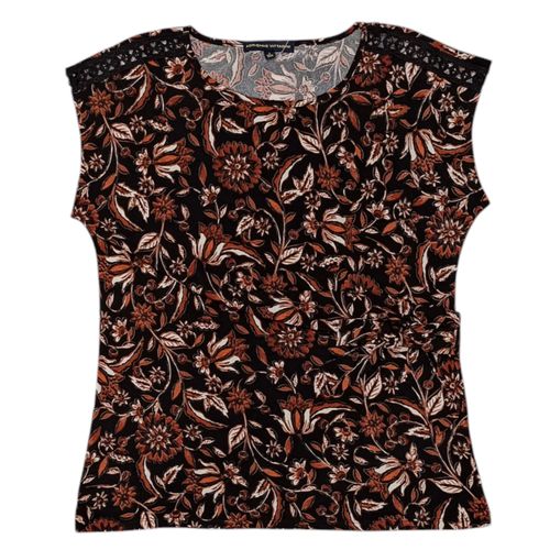 Blusa multicolor estampada floral