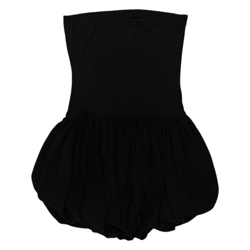 Vestido negro sólido