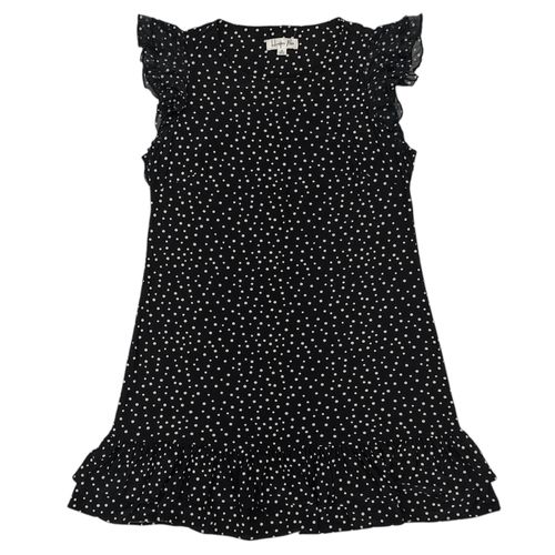 Vestido negro estampado