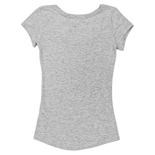 Camiseta gris jaspeada