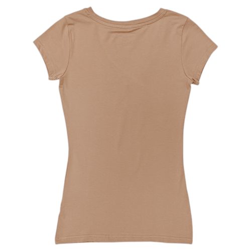 Camiseta terracota sólida