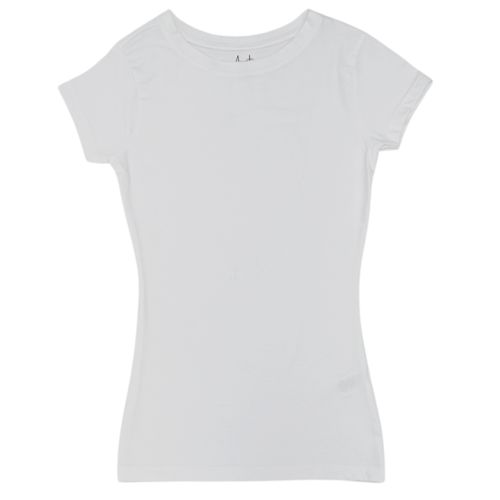 Camiseta blanca sólida