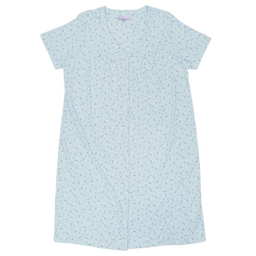 Camisón celeste estampado floral