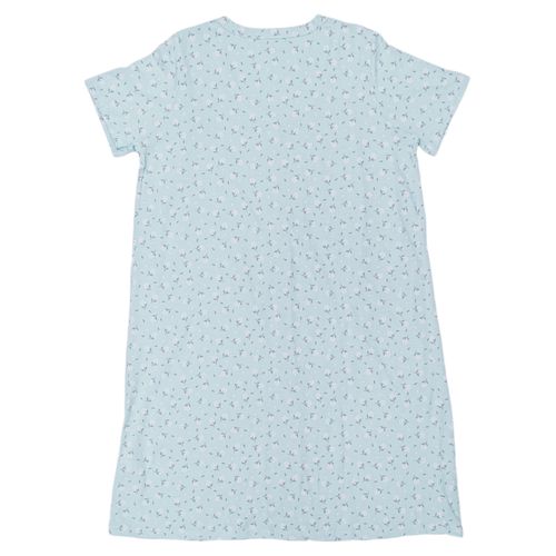 Camisón celeste estampado floral