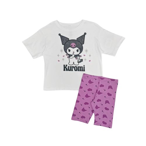 Conjunto estampado bicolor