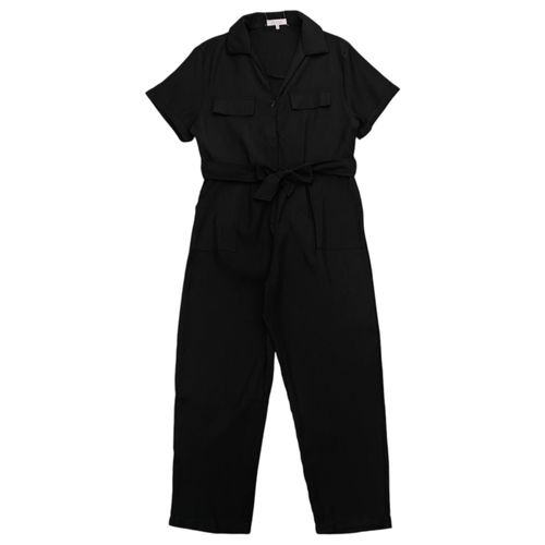 Jumpsuit negro sólido