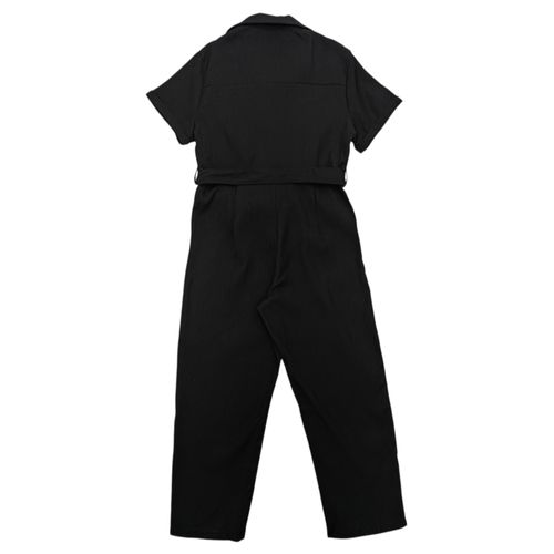 Jumpsuit negro sólido