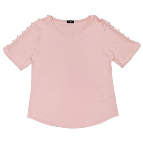 Blusa curvy rosa sólida