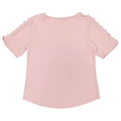 Blusa curvy rosa sólida