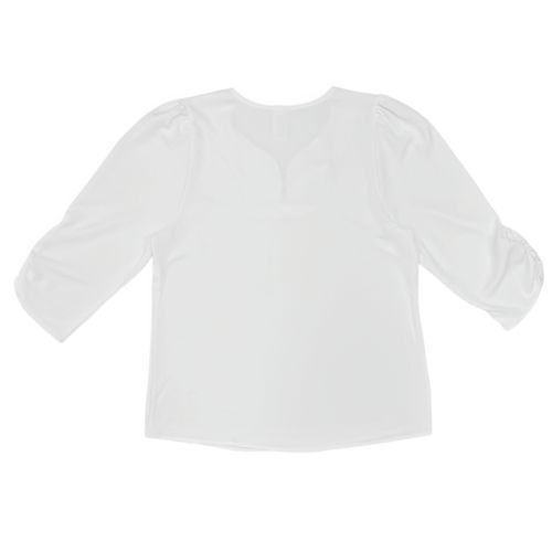 Blusa blanca sólida