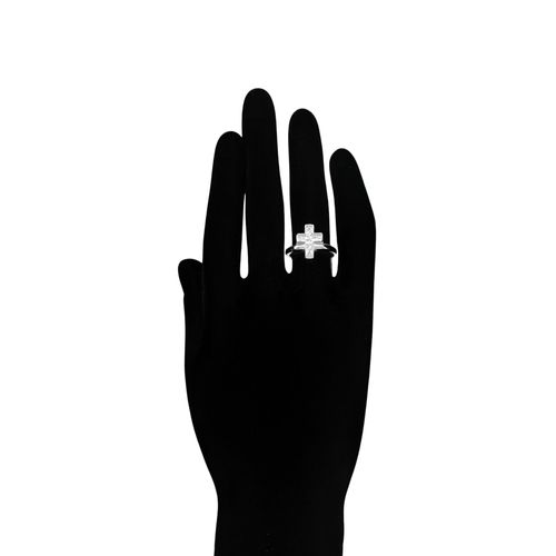 Anillo de plata con textura - talla 7