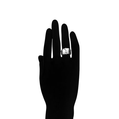 Anillo plateado - talla 8