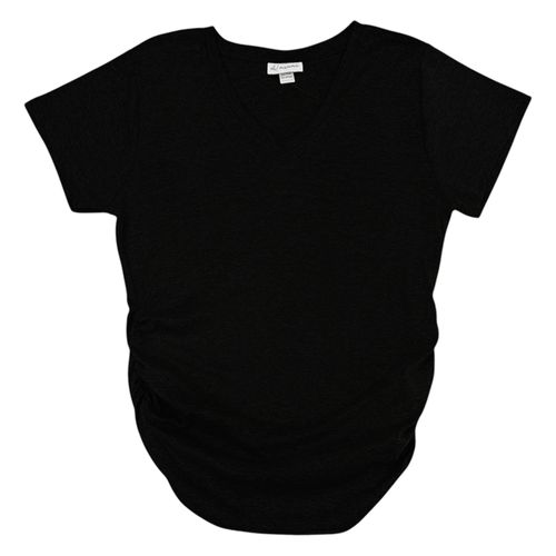 Camiseta para maternidad negra sólida