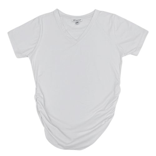 Camiseta para maternidad blanca sólida