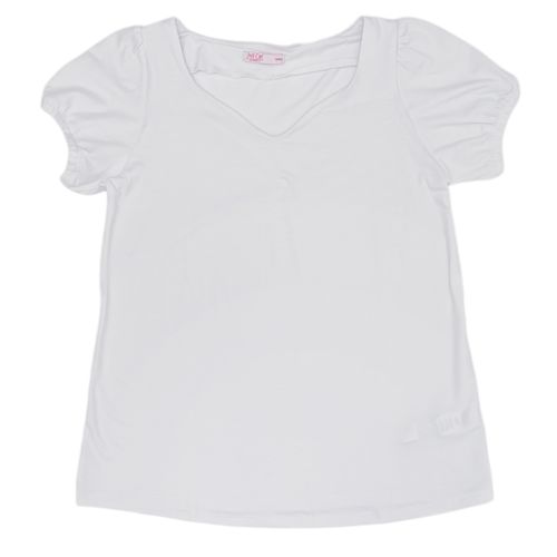 Blusa para maternidad blanca sólida