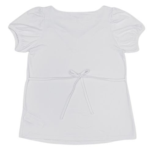 Blusa para maternidad blanca sólida