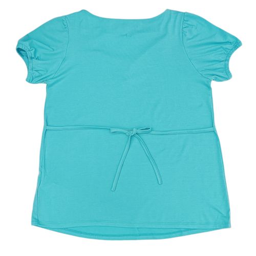 Blusa para maternidad turquesa sólida