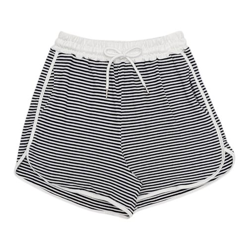 Short rayado negro