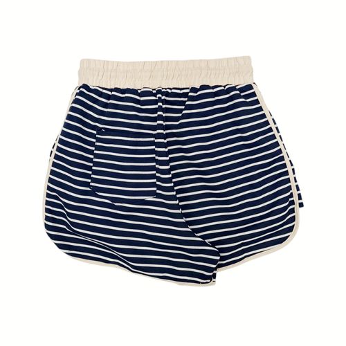 Short azul rayado