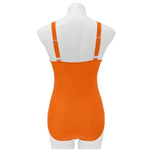 Traje de baño con textura naranja