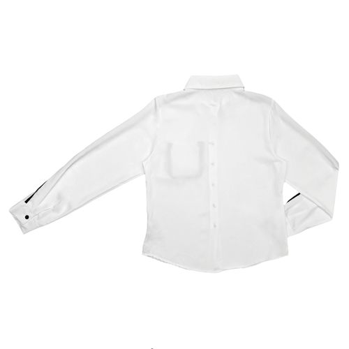 Blusa blanca sólida