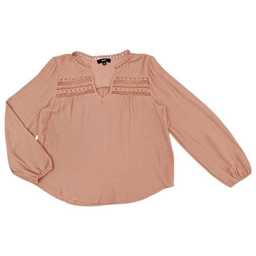 Blusa terracota con textura