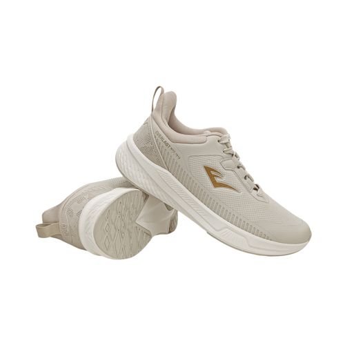 Sneakers beige con textura