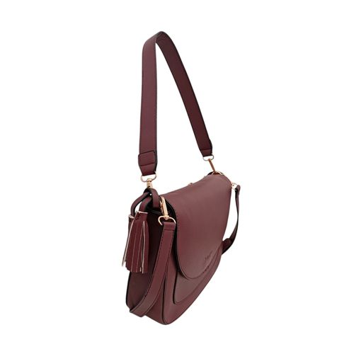 Crossbody vino sólida
