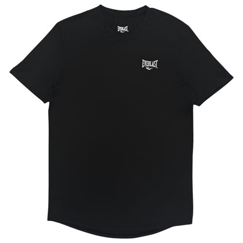 Camiseta deportiva negra sólida