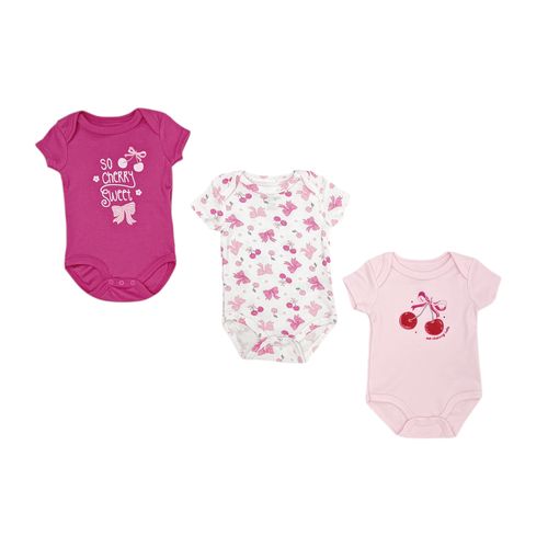 Set de mamelucos estampados multicolor