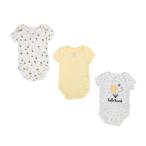 Set de 3 mamelucos estampados