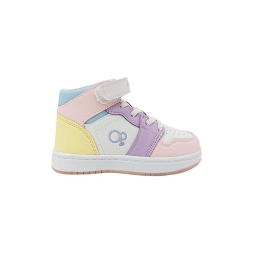 Sneakers multicolor con textura