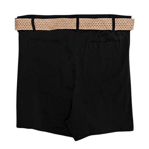 Short curvy negro sólido