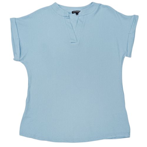 Blusa curvy celeste sólida