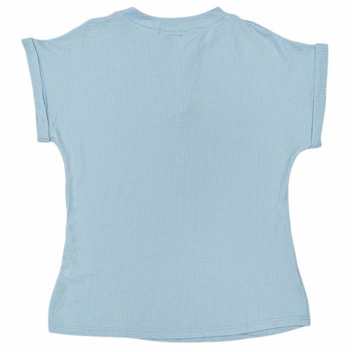 Blusa curvy celeste sólida