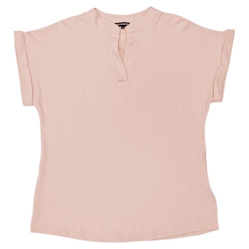 Blusa curvy rosa sólida