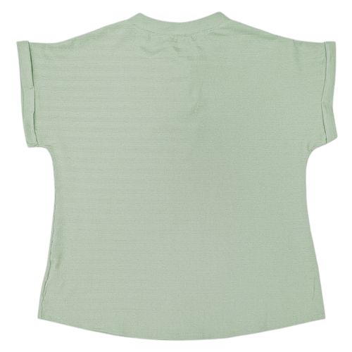 Blusa curvy verde claro con textura