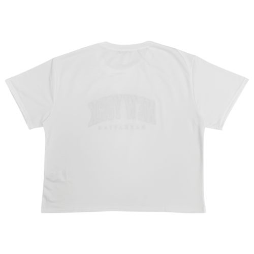 Camiseta blanco estampada